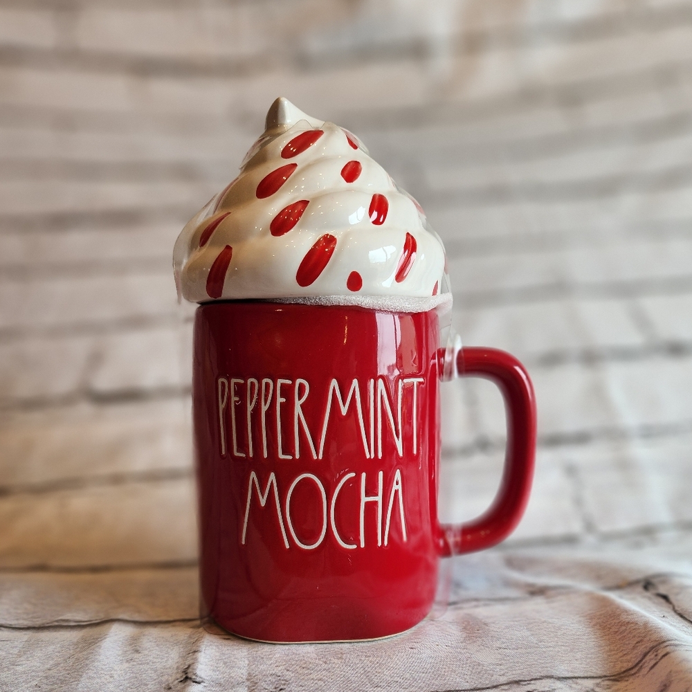 Peppermint Mocha Rae Dunn mug New